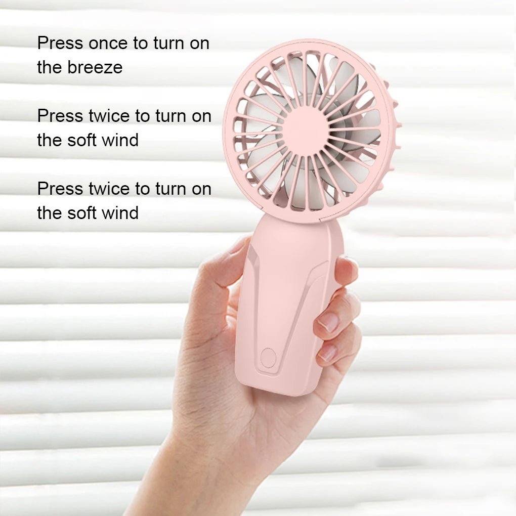 Mini ventilateur USB portable, ventilateurs de refroidissement rechargeables USB, ventilateurs de poche mignons et portables pour l'été, ventilateurs silencieux de dessin animé - FATAONMini ventilateur USB portable, ventilateurs de refroidissement rechargeables USB, ventilateurs de poche mignons et portables pour l'été, ventilateurs silencieux de dessin animéMaison & BricolageFATAON
