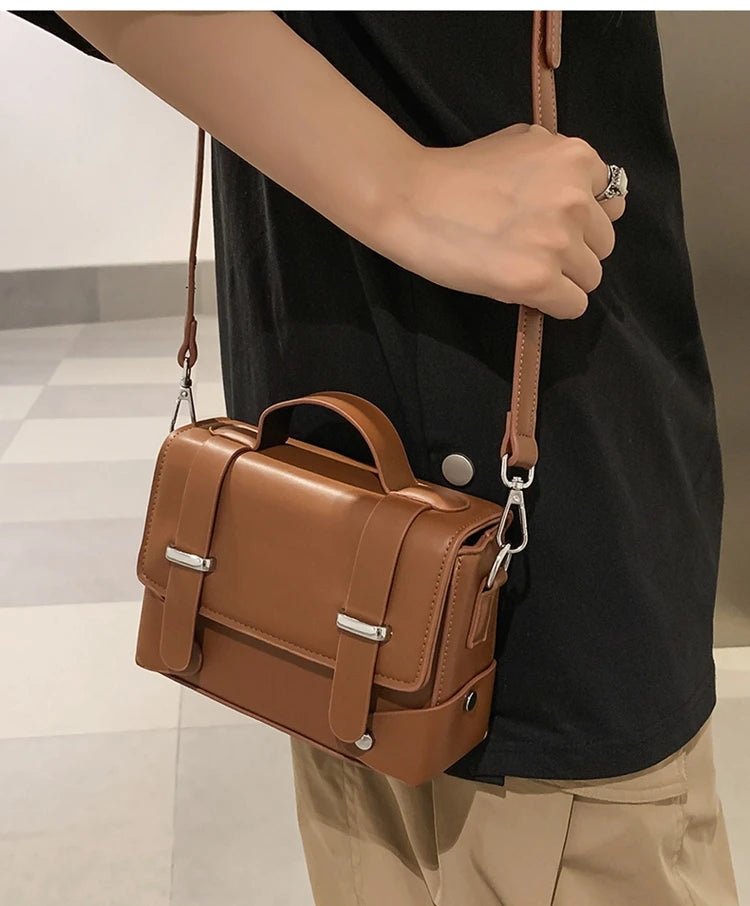 Minimalist Unisex Shoulder Bag Fashionable PU Leather Crossbody Bags Small Flip Style Messenger Bags for Women Designer Handbag - FATAONMinimalist Unisex Shoulder Bag Fashionable PU Leather Crossbody Bags Small Flip Style Messenger Bags for Women Designer HandbagMode & AccessoiresFATAON