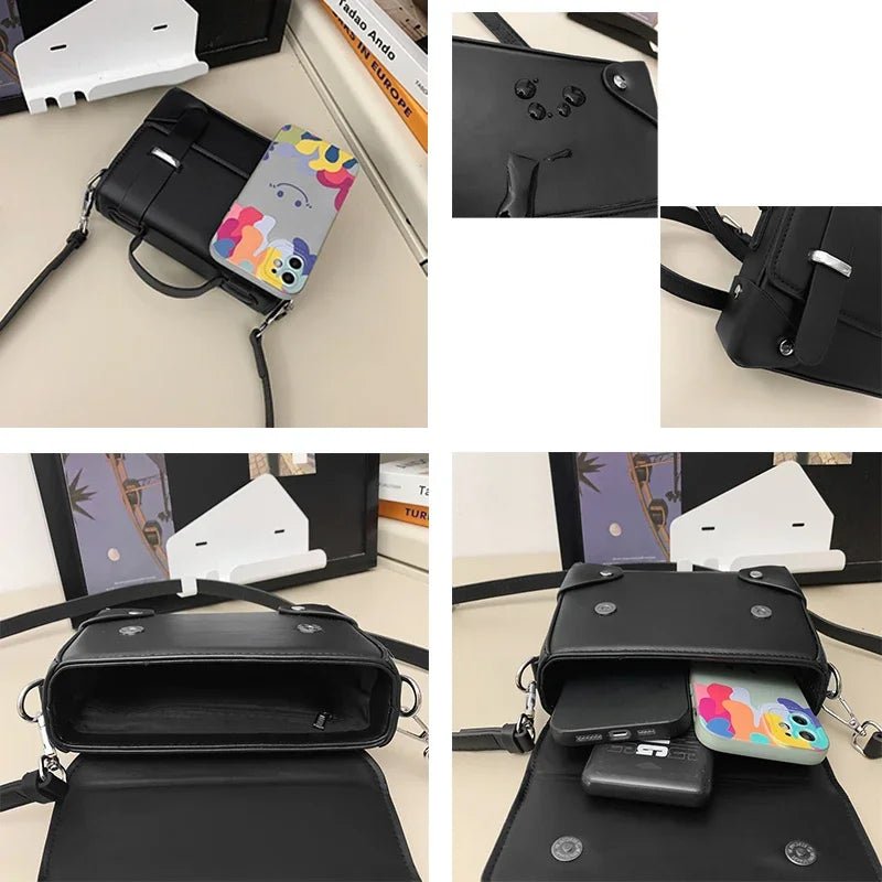 Minimalist Unisex Shoulder Bag Fashionable PU Leather Crossbody Bags Small Flip Style Messenger Bags for Women Designer Handbag - FATAONMinimalist Unisex Shoulder Bag Fashionable PU Leather Crossbody Bags Small Flip Style Messenger Bags for Women Designer HandbagMode & AccessoiresFATAON