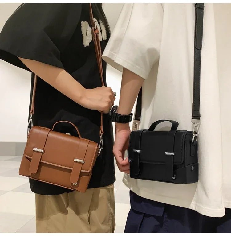 Minimalist Unisex Shoulder Bag Fashionable PU Leather Crossbody Bags Small Flip Style Messenger Bags for Women Designer Handbag - FATAONMinimalist Unisex Shoulder Bag Fashionable PU Leather Crossbody Bags Small Flip Style Messenger Bags for Women Designer HandbagMode & AccessoiresFATAON