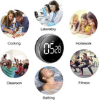 Minuteur de cuisine numérique 1/2 minute, magnétique, visuel, grand écran LED, rappel pour enfants, cuisson et fitness, compte à rebours - FATAONMinuteur de cuisine numérique 1/2 minute, magnétique, visuel, grand écran LED, rappel pour enfants, cuisson et fitness, compte à reboursSolutions MaisonFATAON