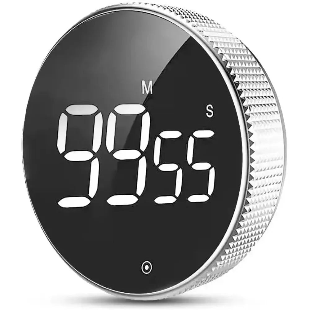 Minuteur de cuisine numérique 1/2 minute, magnétique, visuel, grand écran LED, rappel pour enfants, cuisson et fitness, compte à rebours - FATAONMinuteur de cuisine numérique 1/2 minute, magnétique, visuel, grand écran LED, rappel pour enfants, cuisson et fitness, compte à reboursSolutions MaisonFATAON