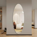 Miroir mural ovale pleine longueur 5 mm en verre argenté sans cuivre, film HD incassable, facile à monter, pour maison et salon, 65x24 pouces, personnalisable - FATAONMiroir mural ovale pleine longueur 5 mm en verre argenté sans cuivre, film HD incassable, facile à monter, pour maison et salon, 65x24 pouces, personnalisableSolutions MaisonFATAON