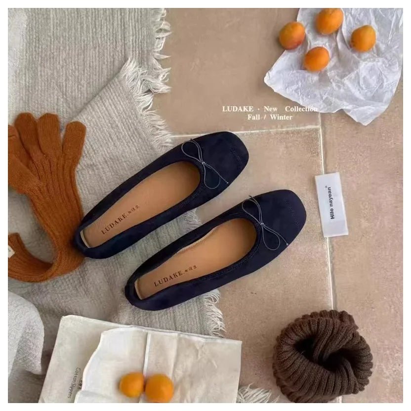 Mocassins ronds décontractés pour femmes, mocassins à enfiler, chaussures plates pour femmes, nœud papillon, ballerine douce, document Candy, mode - FATAONMocassins ronds décontractés pour femmes, mocassins à enfiler, chaussures plates pour femmes, nœud papillon, ballerine douce, document Candy, modeMode FemmeFATAON