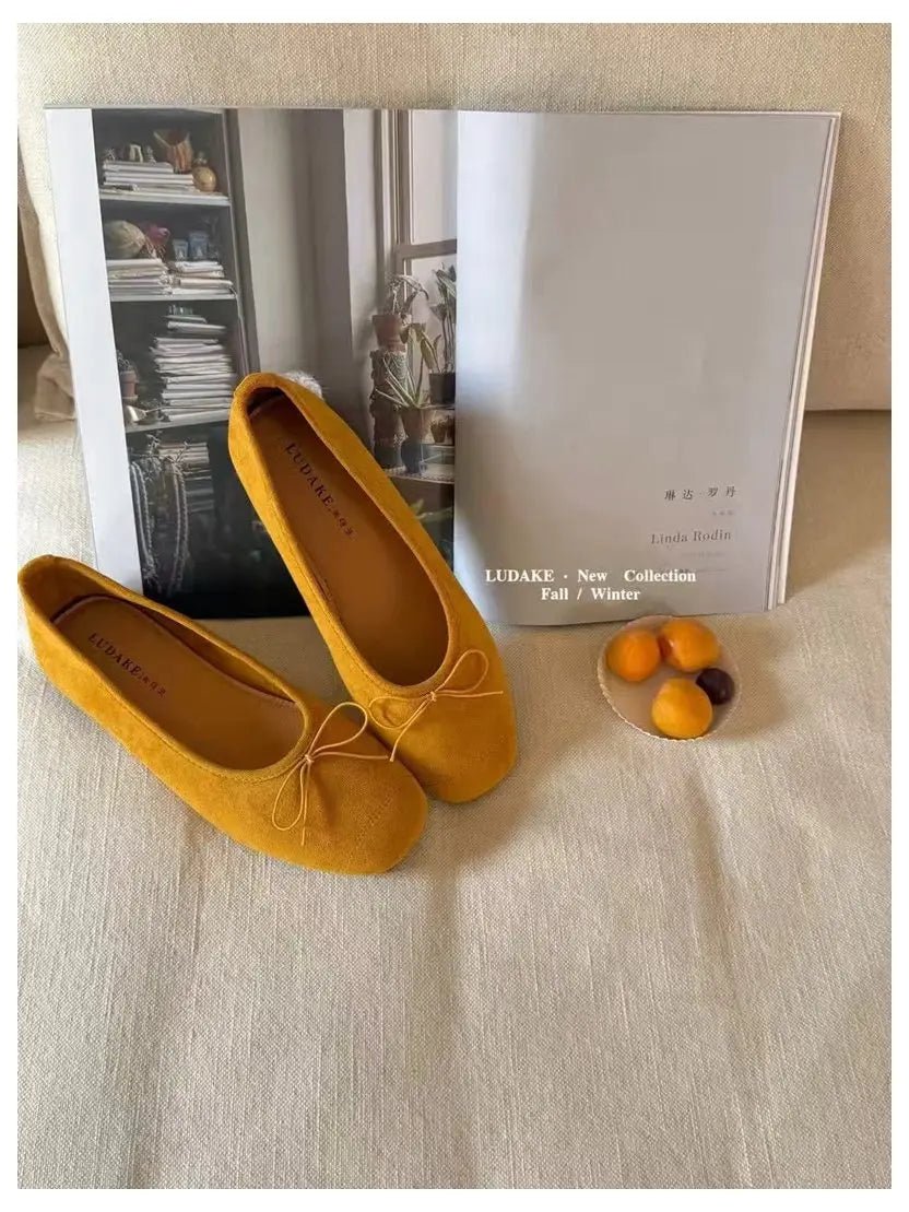 Mocassins ronds décontractés pour femmes, mocassins à enfiler, chaussures plates pour femmes, nœud papillon, ballerine douce, document Candy, mode - FATAONMocassins ronds décontractés pour femmes, mocassins à enfiler, chaussures plates pour femmes, nœud papillon, ballerine douce, document Candy, modeMode FemmeFATAON