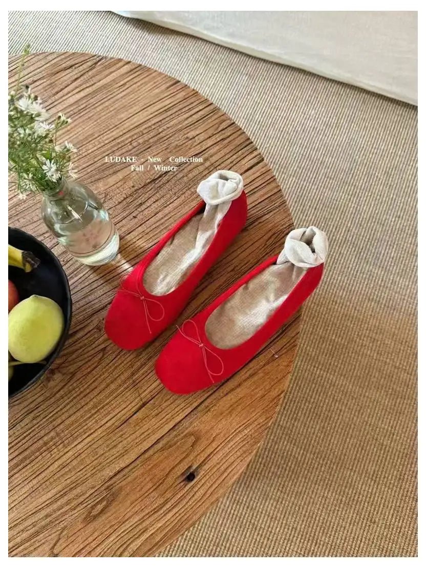 Mocassins ronds décontractés pour femmes, mocassins à enfiler, chaussures plates pour femmes, nœud papillon, ballerine douce, document Candy, mode - FATAONMocassins ronds décontractés pour femmes, mocassins à enfiler, chaussures plates pour femmes, nœud papillon, ballerine douce, document Candy, modeMode FemmeFATAON