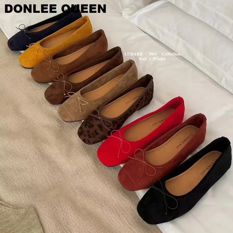 Mocassins ronds décontractés pour femmes, mocassins à enfiler, chaussures plates pour femmes, nœud papillon, ballerine douce, document Candy, mode - FATAONMocassins ronds décontractés pour femmes, mocassins à enfiler, chaussures plates pour femmes, nœud papillon, ballerine douce, document Candy, modeMode FemmeFATAON
