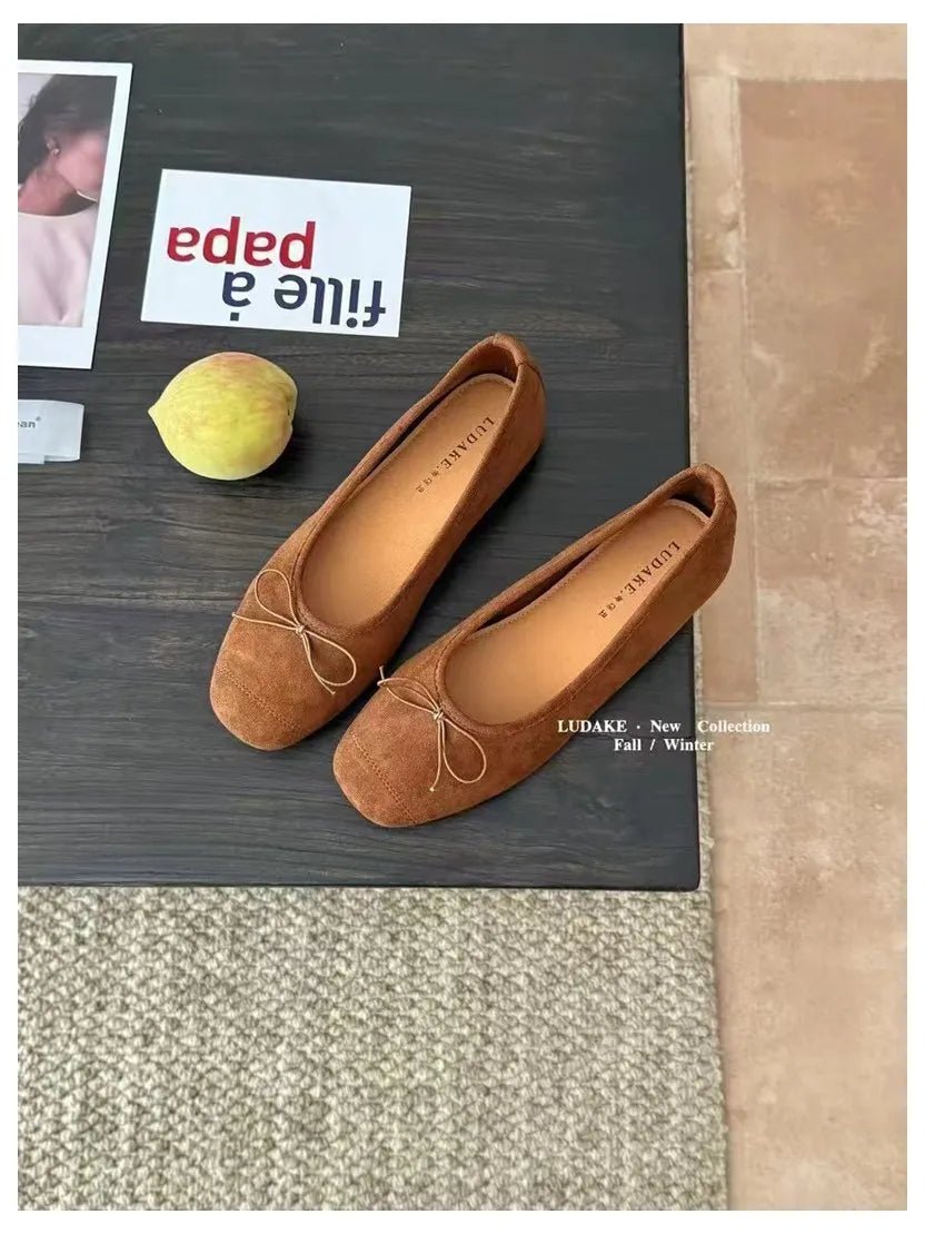 Mocassins ronds décontractés pour femmes, mocassins à enfiler, chaussures plates pour femmes, nœud papillon, ballerine douce, document Candy, mode - FATAONMocassins ronds décontractés pour femmes, mocassins à enfiler, chaussures plates pour femmes, nœud papillon, ballerine douce, document Candy, modeMode FemmeFATAON