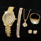 Montre à bande d'acier letterale romain entièrement en diamant avec charme étoilé ensemble de montre à quartz d'affaires - FATAONMontre à bande d'acier letterale romain entièrement en diamant avec charme étoilé ensemble de montre à quartz d'affairesMode HommeFATAON
