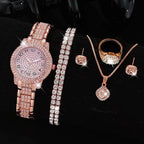 Montre à bande d'acier letterale romain entièrement en diamant avec charme étoilé ensemble de montre à quartz d'affaires - FATAONMontre à bande d'acier letterale romain entièrement en diamant avec charme étoilé ensemble de montre à quartz d'affairesMode HommeFATAON