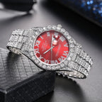 Montre à quartz avec bracelet en acier doré pour homme, échelle romaine, biscuits, calendrier, montre-bracelet classique, mode masculine, luxe - FATAONMontre à quartz avec bracelet en acier doré pour homme, échelle romaine, biscuits, calendrier, montre-bracelet classique, mode masculine, luxeMode HommeFATAON