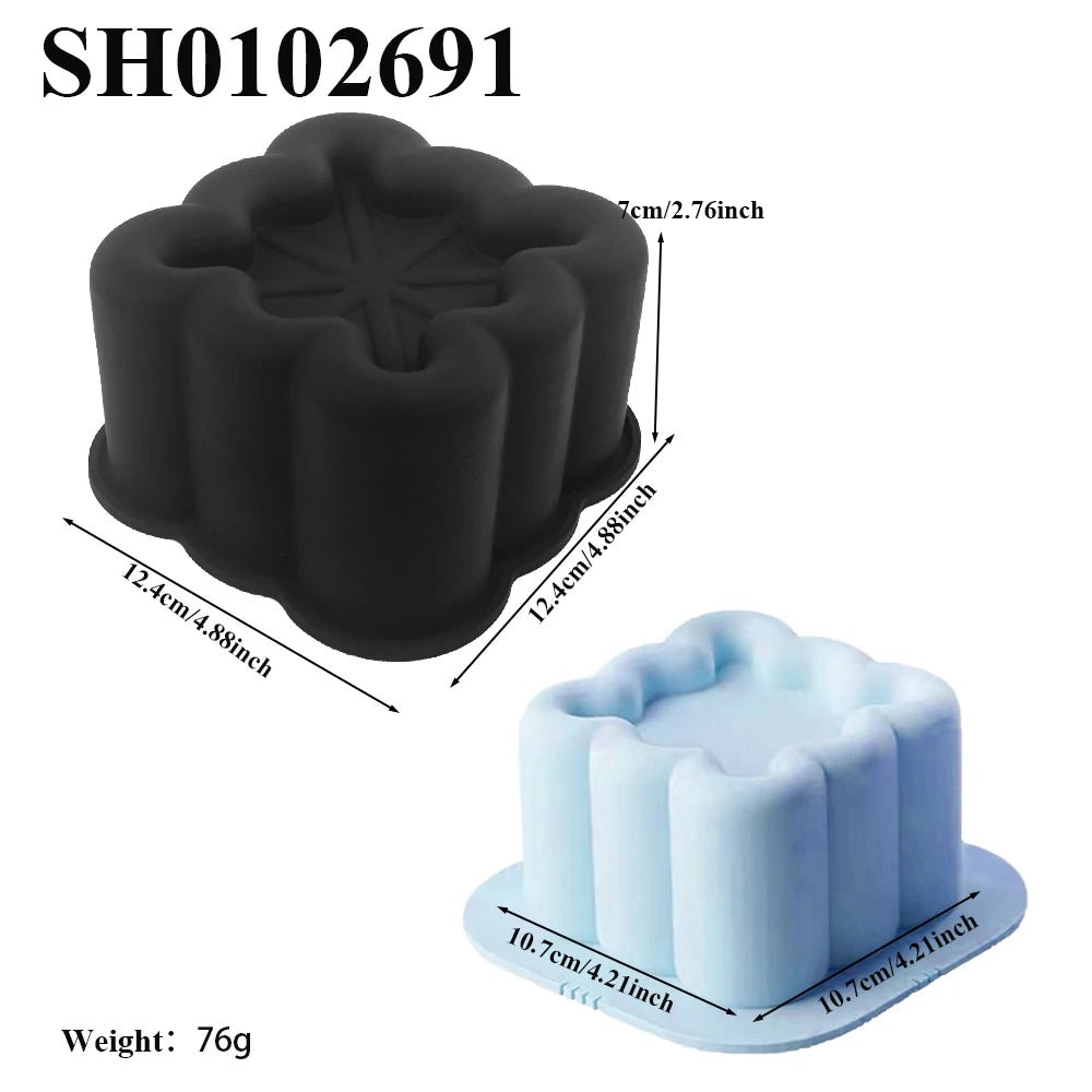 Moule à gâteau cylindrique en Silicone ondulé en dentelle, 6 ou 12 cellules, outils de fabrication de desserts de fête, moule à gâteau en Mousse, fournitures de pâtisserie de cuisine - FATAONMoule à gâteau cylindrique en Silicone ondulé en dentelle, 6 ou 12 cellules, outils de fabrication de desserts de fête, moule à gâteau en Mousse, fournitures de pâtisserie de cuisineSolutions MaisonFATAON