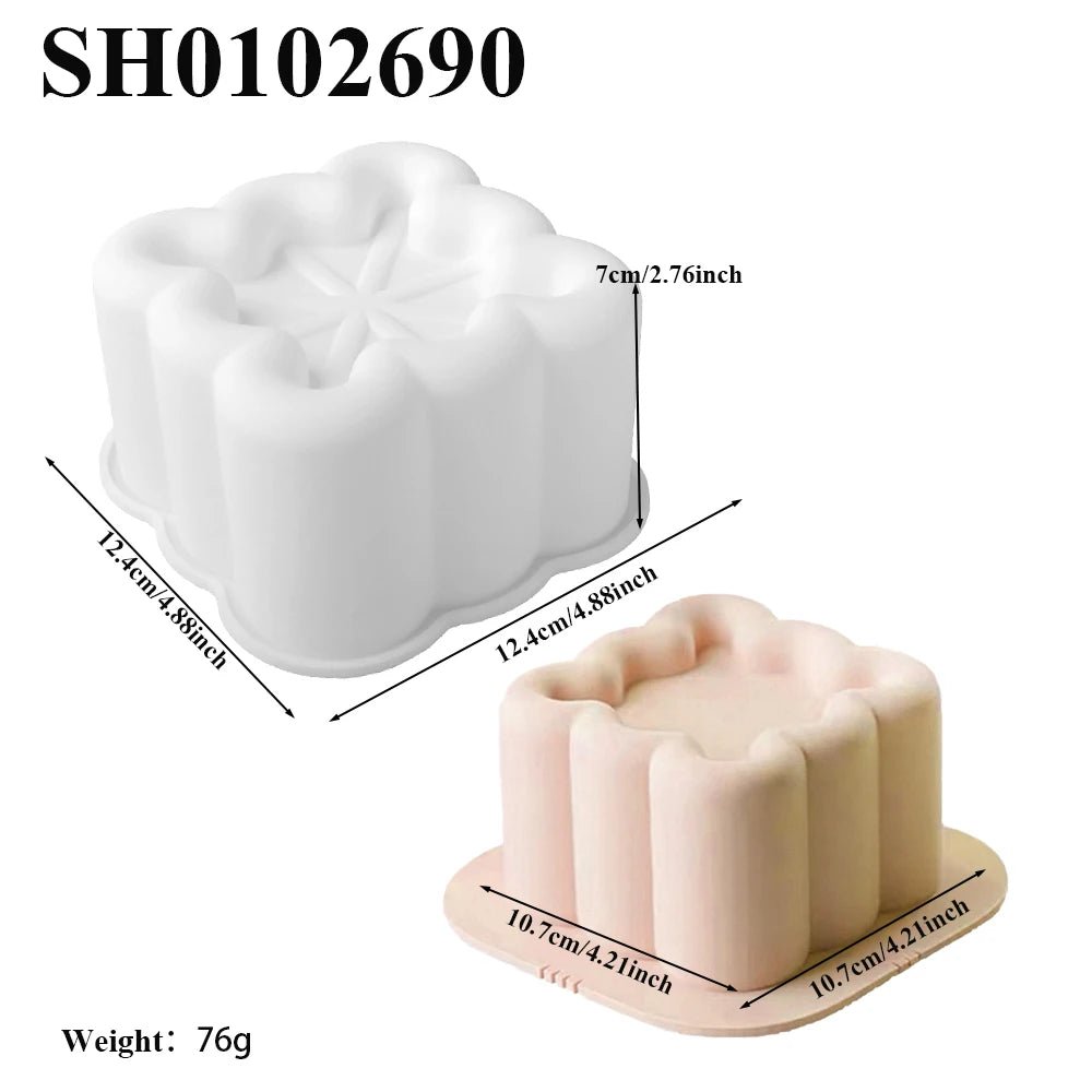 Moule à gâteau cylindrique en Silicone ondulé en dentelle, 6 ou 12 cellules, outils de fabrication de desserts de fête, moule à gâteau en Mousse, fournitures de pâtisserie de cuisine - FATAONMoule à gâteau cylindrique en Silicone ondulé en dentelle, 6 ou 12 cellules, outils de fabrication de desserts de fête, moule à gâteau en Mousse, fournitures de pâtisserie de cuisineSolutions MaisonFATAON