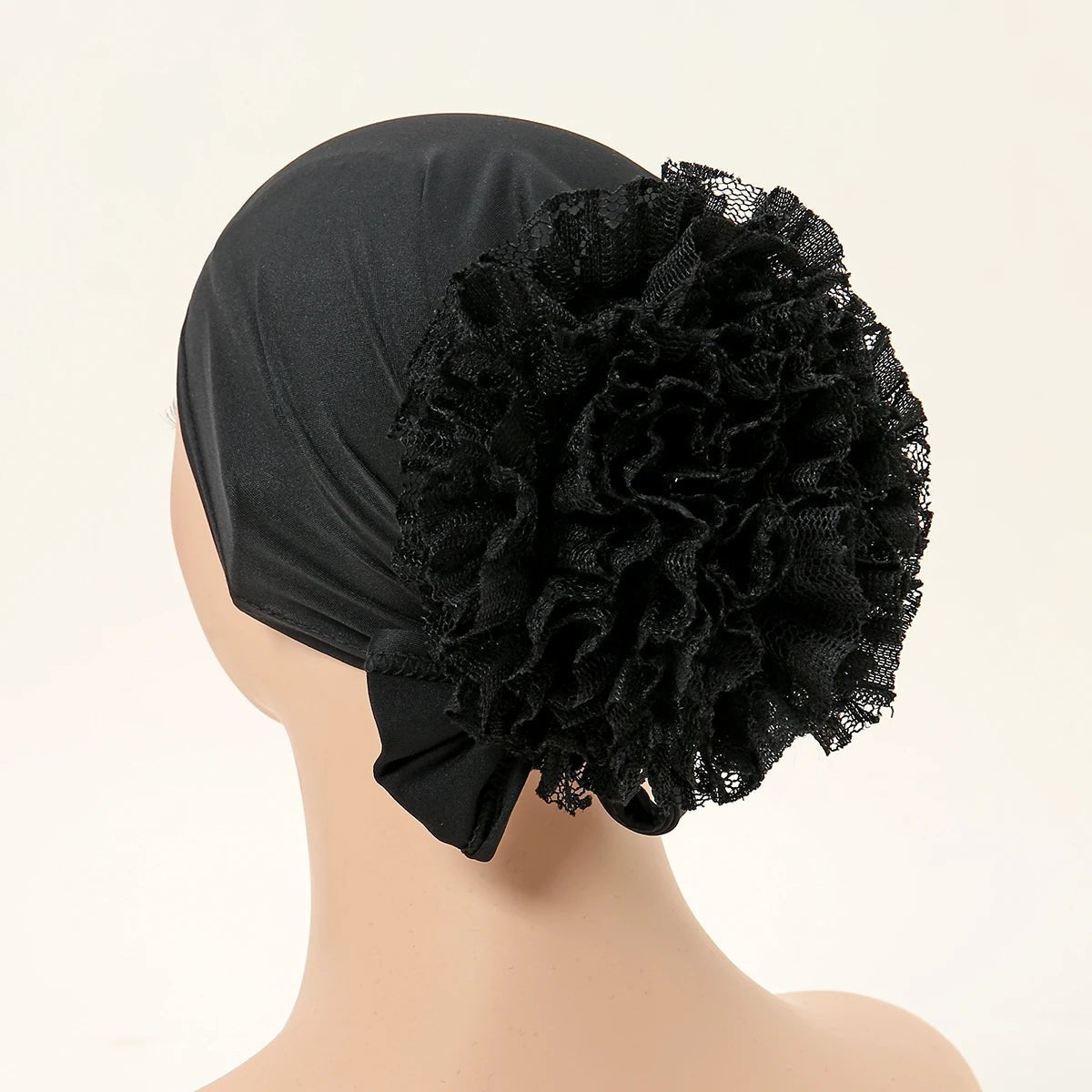 Mousseline de soie pour femmes musulmanes, panhua, chapeau astronomique fin, enveloppement de la tête Islam, turban arrière, bande de sauna féminine, document solide - FATAONMousseline de soie pour femmes musulmanes, panhua, chapeau astronomique fin, enveloppement de la tête Islam, turban arrière, bande de sauna féminine, document solideMode FemmeFATAON