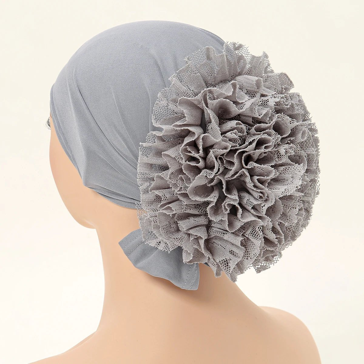 Mousseline de soie pour femmes musulmanes, panhua, chapeau astronomique fin, enveloppement de la tête Islam, turban arrière, bande de sauna féminine, document solide - FATAONMousseline de soie pour femmes musulmanes, panhua, chapeau astronomique fin, enveloppement de la tête Islam, turban arrière, bande de sauna féminine, document solideMode FemmeFATAON