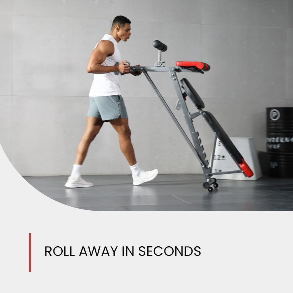 Multi - Functional FID Weight Bench for Full All - In - One Body Workout – Hyper Back Extension, Roman Chair, Adjustable Ab Sit up Bench, Incline Decline Bench, Flat Bench - Fix & GoMulti - Functional FID Weight Bench for Full All - In - One Body Workout – Hyper Back Extension, Roman Chair, Adjustable Ab Sit up Bench, Incline Decline Bench, Flat BenchFix & Go