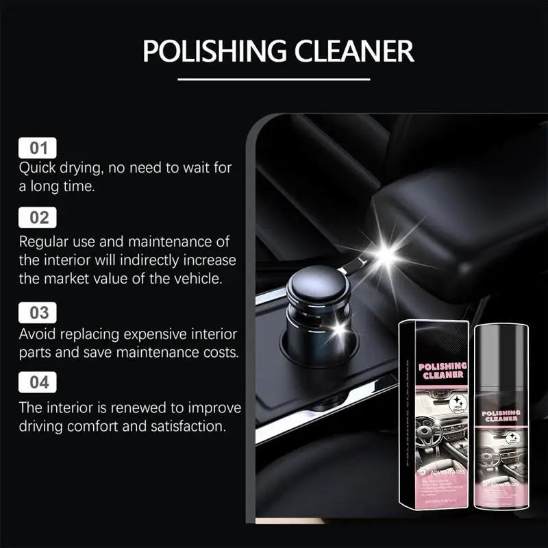 Nettoyant de polissage intérieur de voiture 100ml, Spray de détail de siège en cuir de voiture, nettoyant d'intérieur de protection, nettoyant de détail de voiture - FATAONNettoyant de polissage intérieur de voiture 100ml, Spray de détail de siège en cuir de voiture, nettoyant d'intérieur de protection, nettoyant de détail de voitureAccessoire AutoFATAON