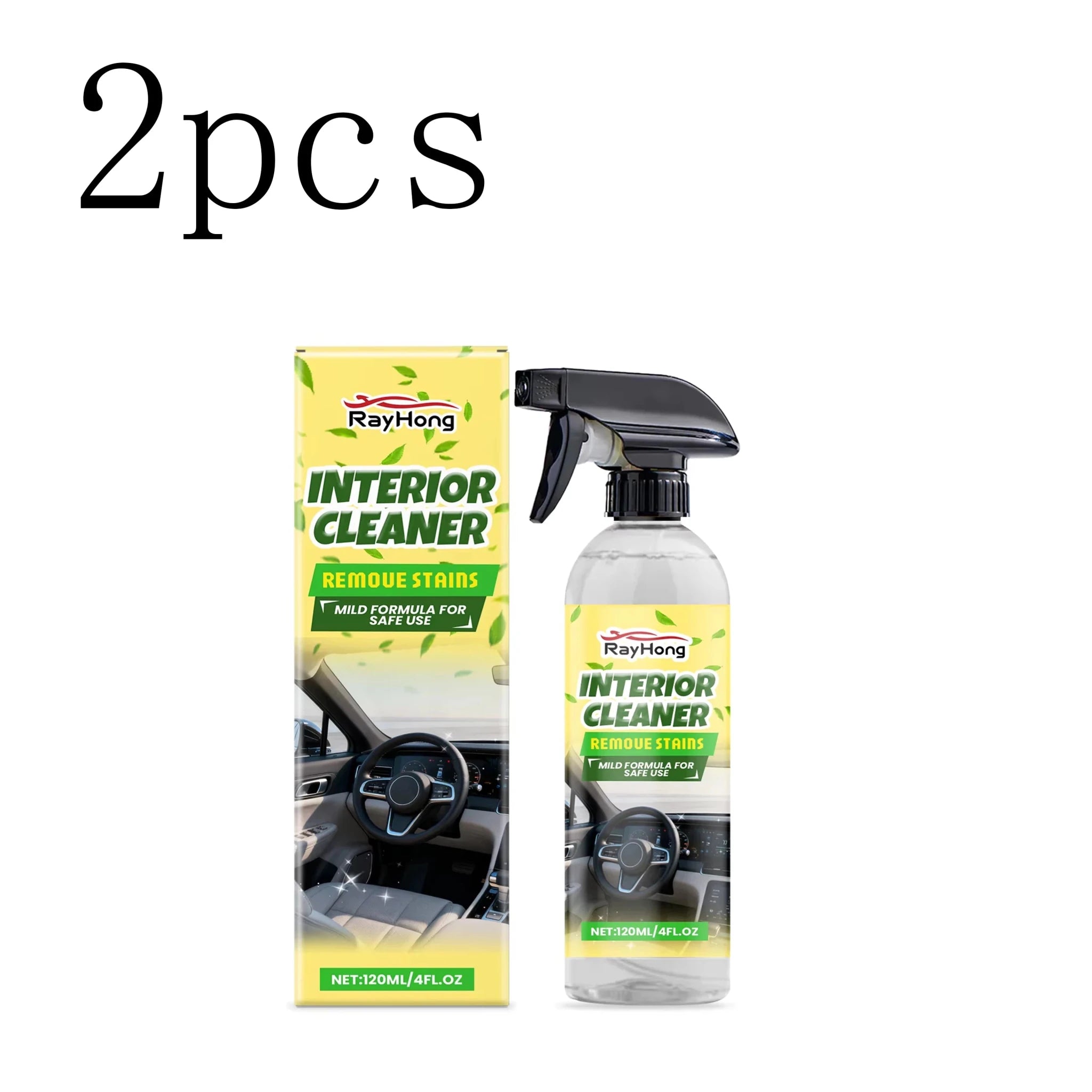 Nettoyant pour intérieur de voiture, élimine efficacement les taches de graisse de la poussière, nettoie les vernis du tableau de bord intérieur améliore la brillance, Agent de rénovation - FATAONNettoyant pour intérieur de voiture, élimine efficacement les taches de graisse de la poussière, nettoie les vernis du tableau de bord intérieur améliore la brillance, Agent de rénovationAccessoire AutoFATAON