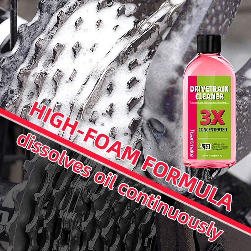 Nettoyant pour transmission de vélo 100 ml, liquide de nettoyage et d'entretien de chaîne de vélo, dégraissant en spray, nettoyant pour chaîne de vélo, dégraissant pour vélo - FATAONNettoyant pour transmission de vélo 100 ml, liquide de nettoyage et d'entretien de chaîne de vélo, dégraissant en spray, nettoyant pour chaîne de vélo, dégraissant pour véloAccessoires MotoFATAON