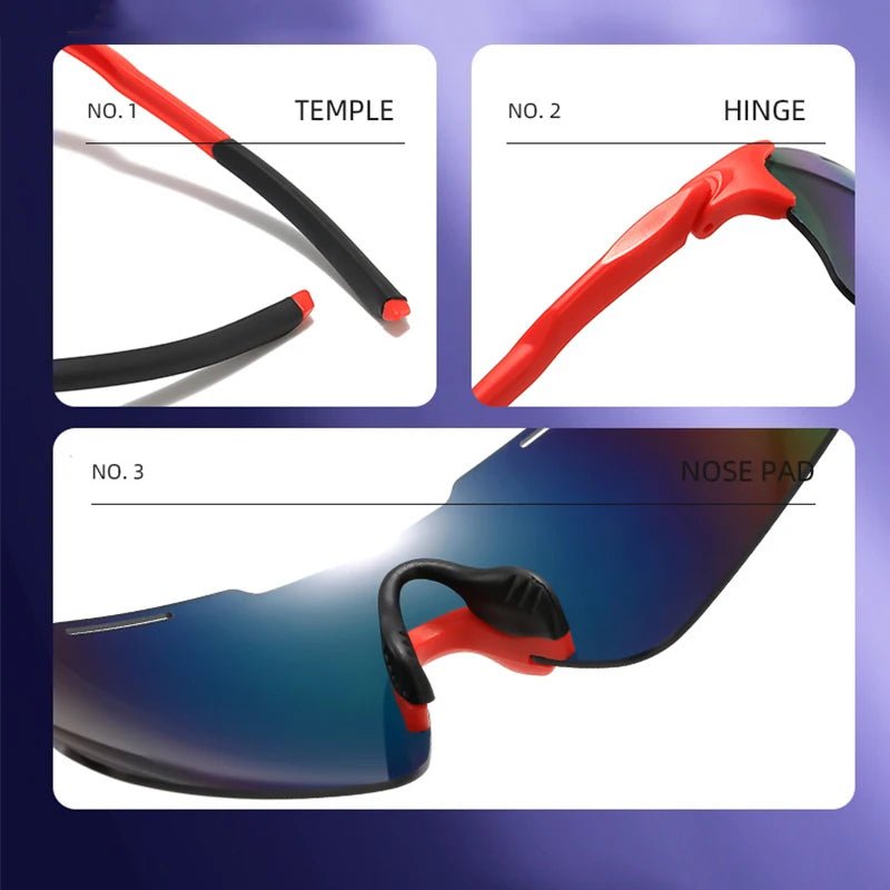 New Cycling Glasses Men Brand Designer Sunglasses Women Sports Goggles UV400 Outdoor Bike Eyewear - Fix & GoNew Cycling Glasses Men Brand Designer Sunglasses Women Sports Goggles UV400 Outdoor Bike EyewearFitness & SportFix & Go