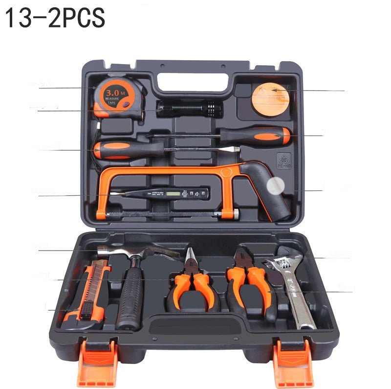 New Hardware Tool Set Combination Tool Set Multifunctional Household Use Manual Woodworking Toolbox Manual Repair Tool Sets - Fix & GoNew Hardware Tool Set Combination Tool Set Multifunctional Household Use Manual Woodworking Toolbox Manual Repair Tool SetsOutils & MesureFix & Go