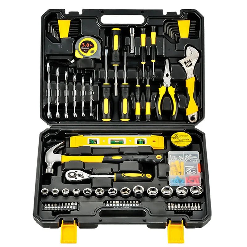 New Hardware Tool Set Combination Tool Set Multifunctional Household Use Manual Woodworking Toolbox Manual Repair Tool Sets - Fix & GoNew Hardware Tool Set Combination Tool Set Multifunctional Household Use Manual Woodworking Toolbox Manual Repair Tool SetsOutils & MesureFix & Go