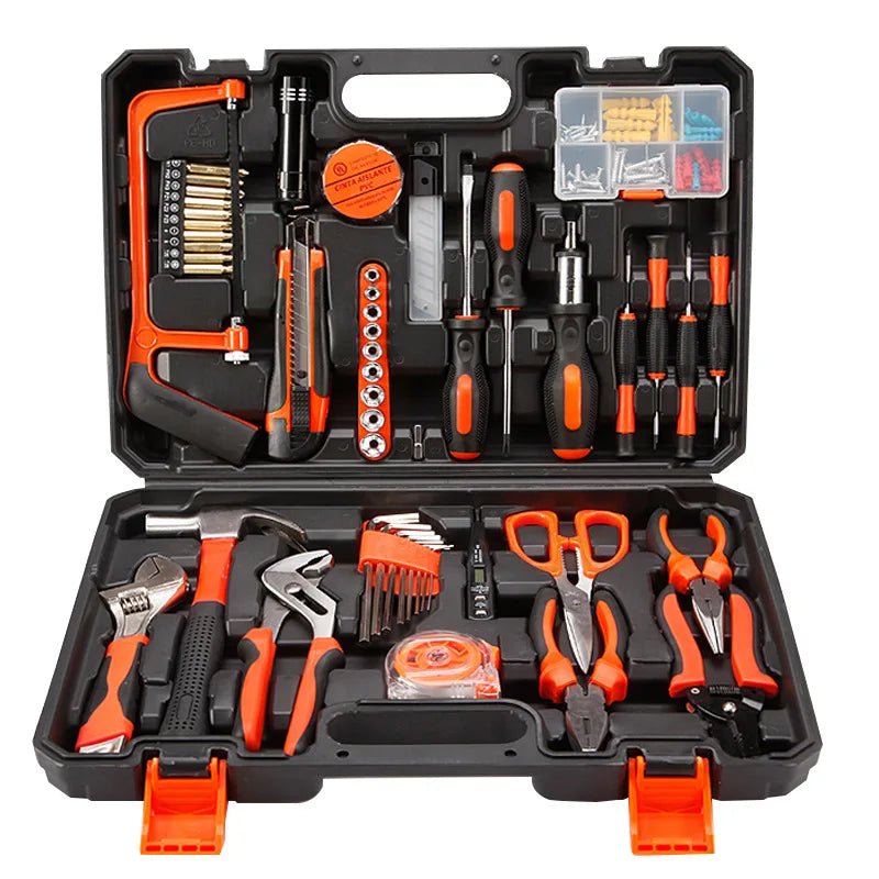 New Hardware Tool Set Combination Tool Set Multifunctional Household Use Manual Woodworking Toolbox Manual Repair Tool Sets - Fix & GoNew Hardware Tool Set Combination Tool Set Multifunctional Household Use Manual Woodworking Toolbox Manual Repair Tool SetsOutils & MesureFix & Go