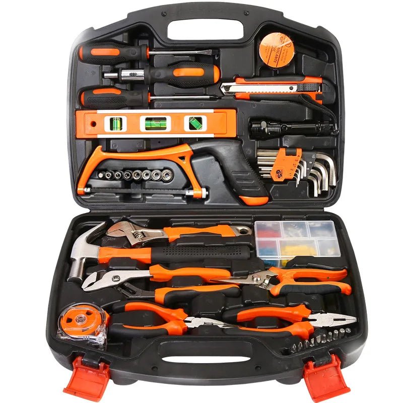 New Hardware Tool Set Combination Tool Set Multifunctional Household Use Manual Woodworking Toolbox Manual Repair Tool Sets - Fix & GoNew Hardware Tool Set Combination Tool Set Multifunctional Household Use Manual Woodworking Toolbox Manual Repair Tool SetsOutils & MesureFix & Go