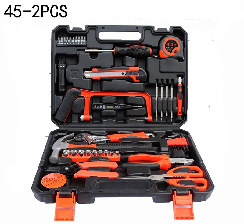 New Hardware Tool Set Combination Tool Set Multifunctional Household Use Manual Woodworking Toolbox Manual Repair Tool Sets - Fix & GoNew Hardware Tool Set Combination Tool Set Multifunctional Household Use Manual Woodworking Toolbox Manual Repair Tool SetsOutils & MesureFix & Go