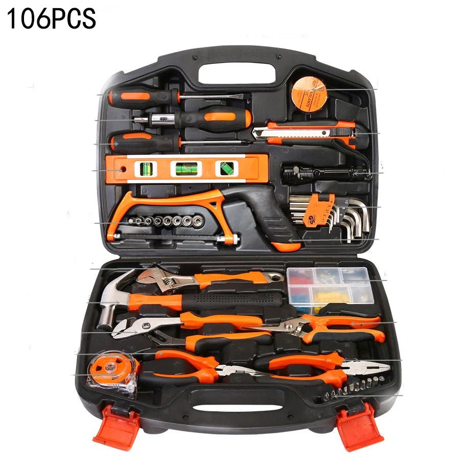 New Hardware Tool Set Combination Tool Set Multifunctional Household Use Manual Woodworking Toolbox Manual Repair Tool Sets - Fix & GoNew Hardware Tool Set Combination Tool Set Multifunctional Household Use Manual Woodworking Toolbox Manual Repair Tool SetsOutils & MesureFix & Go