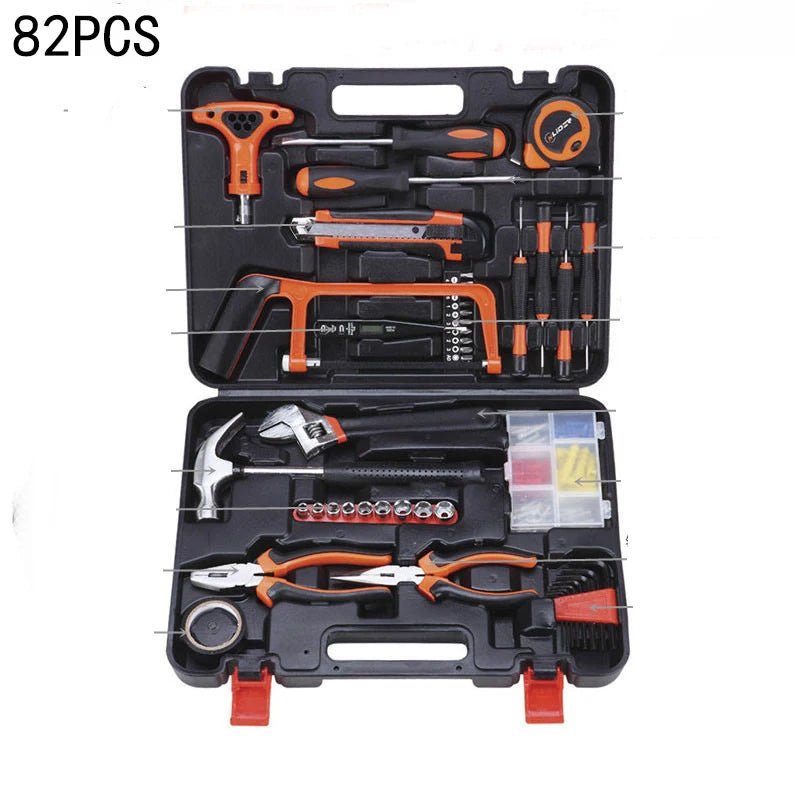 New Hardware Tool Set Combination Tool Set Multifunctional Household Use Manual Woodworking Toolbox Manual Repair Tool Sets - Fix & GoNew Hardware Tool Set Combination Tool Set Multifunctional Household Use Manual Woodworking Toolbox Manual Repair Tool SetsOutils & MesureFix & Go