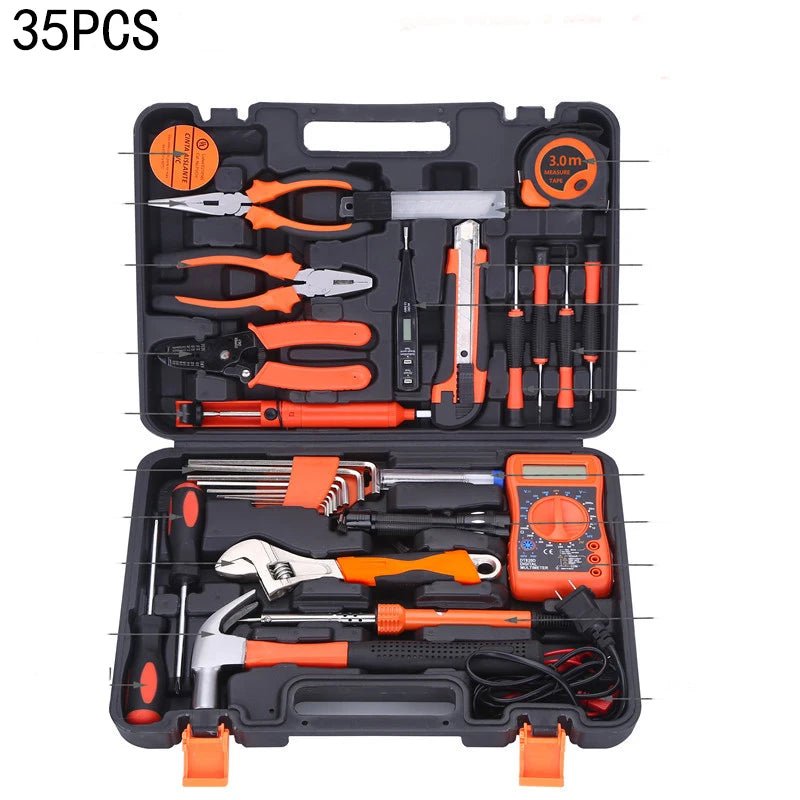 New Hardware Tool Set Combination Tool Set Multifunctional Household Use Manual Woodworking Toolbox Manual Repair Tool Sets - Fix & GoNew Hardware Tool Set Combination Tool Set Multifunctional Household Use Manual Woodworking Toolbox Manual Repair Tool SetsOutils & MesureFix & Go