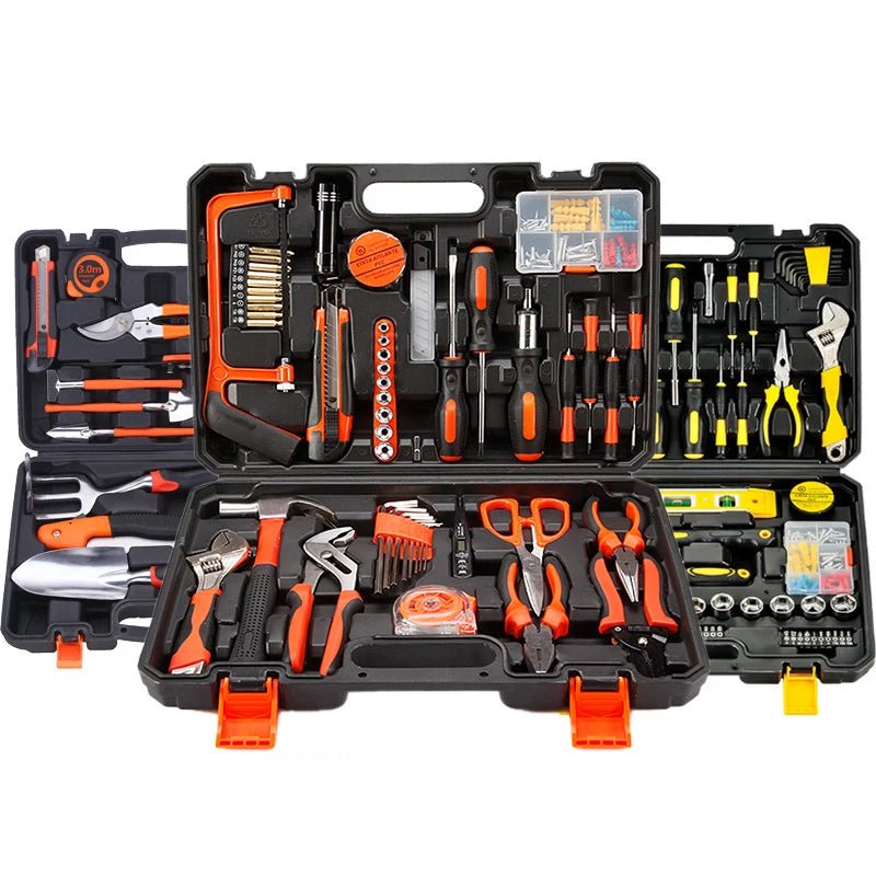 New Hardware Tool Set Combination Tool Set Multifunctional Household Use Manual Woodworking Toolbox Manual Repair Tool Sets - Fix & GoNew Hardware Tool Set Combination Tool Set Multifunctional Household Use Manual Woodworking Toolbox Manual Repair Tool SetsOutils & MesureFix & Go
