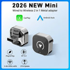 New Super Mini Carplay AI Box Wired to Wireless CarPlay&Android Auto 2in1 Box 5GHz WiFi5 for 99% Original Wired CarPlay/Auto Car - FATAONNew Super Mini Carplay AI Box Wired to Wireless CarPlay&Android Auto 2in1 Box 5GHz WiFi5 for 99% Original Wired CarPlay/Auto CarFATAON