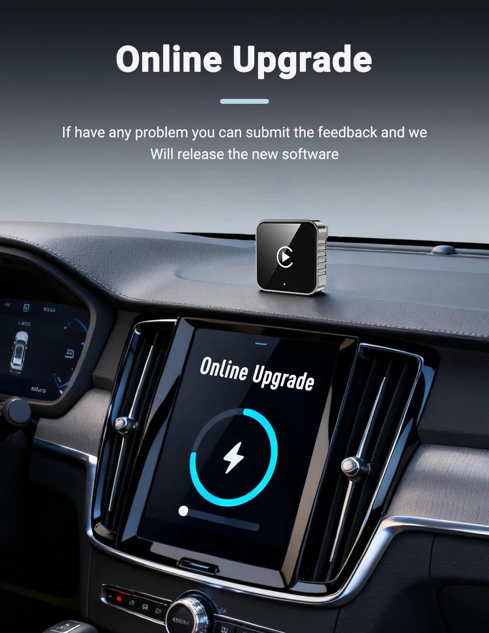 New Super Mini Carplay AI Box Wired to Wireless CarPlay&Android Auto 2in1 Box 5GHz WiFi5 for 99% Original Wired CarPlay/Auto Car - FATAONNew Super Mini Carplay AI Box Wired to Wireless CarPlay&Android Auto 2in1 Box 5GHz WiFi5 for 99% Original Wired CarPlay/Auto CarFATAON