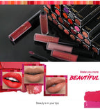 NICEFACE Nude Liquid Lipsticks Waterproof Velvet Matte Lip Gloss Long Lasting Non-stick Cup Lip Tint Makeup Pigment Cosmetics - FATAONNICEFACE Nude Liquid Lipsticks Waterproof Velvet Matte Lip Gloss Long Lasting Non-stick Cup Lip Tint Makeup Pigment CosmeticsBeauté femmeFATAON