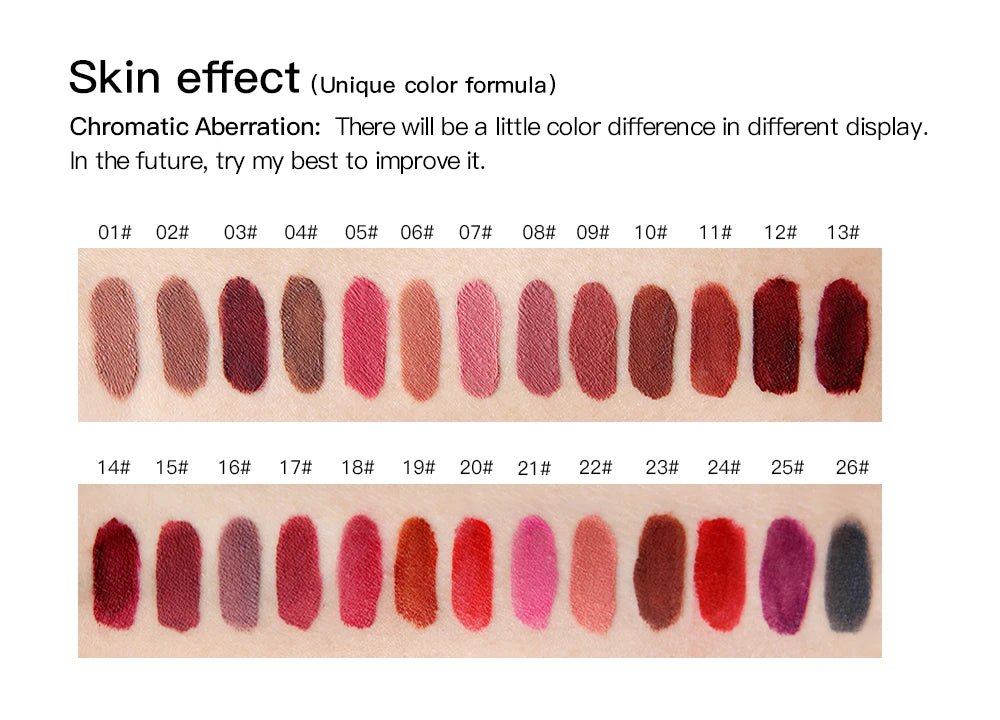NICEFACE Nude Liquid Lipsticks Waterproof Velvet Matte Lip Gloss Long Lasting Non-stick Cup Lip Tint Makeup Pigment Cosmetics - FATAONNICEFACE Nude Liquid Lipsticks Waterproof Velvet Matte Lip Gloss Long Lasting Non-stick Cup Lip Tint Makeup Pigment CosmeticsBeauté femmeFATAON