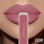 NICEFACE Nude Liquid Lipsticks Waterproof Velvet Matte Lip Gloss Long Lasting Non-stick Cup Lip Tint Makeup Pigment Cosmetics - FATAONNICEFACE Nude Liquid Lipsticks Waterproof Velvet Matte Lip Gloss Long Lasting Non-stick Cup Lip Tint Makeup Pigment CosmeticsBeauté femmeFATAON