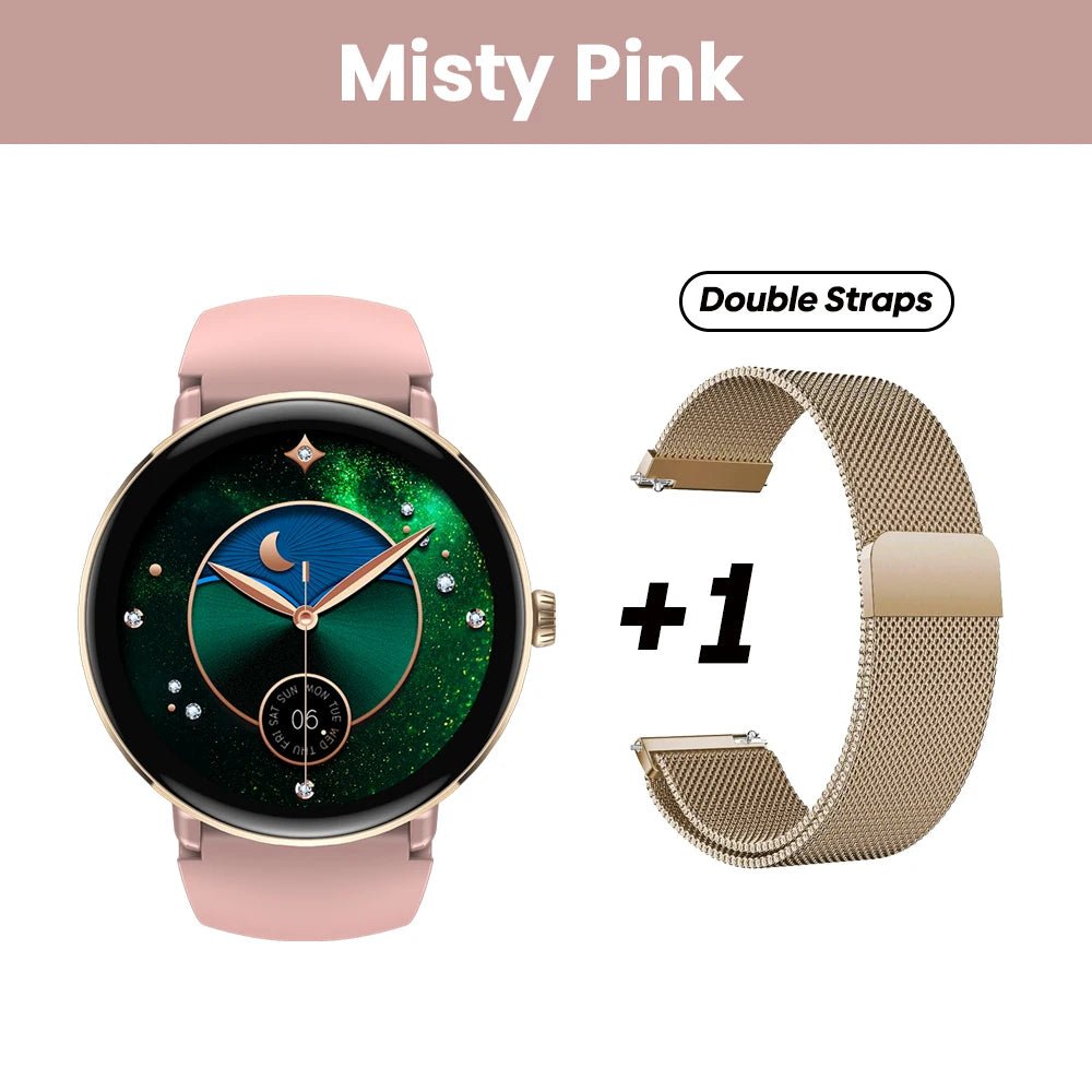 Nouveau 2026 Zeblaze LILY 2 appel vocal femme Smartwatch Double sangle 1.2 "HD AMOLED affichage surveillance de la santé sport montre intelligente - FATAONNouveau 2026 Zeblaze LILY 2 appel vocal femme Smartwatch Double sangle 1.2 "HD AMOLED affichage surveillance de la santé sport montre intelligenteTechnologie IntelligenteFATAON