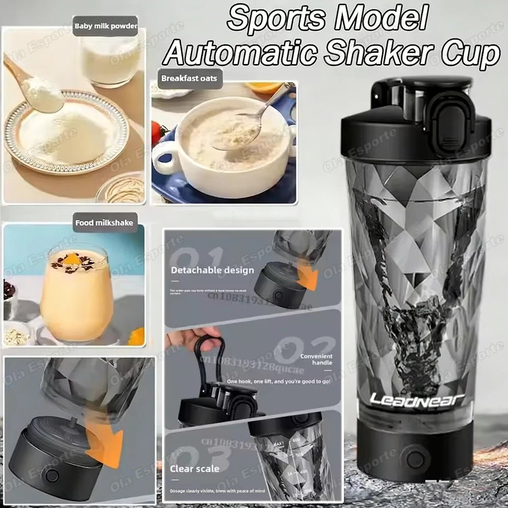 Nouveau : Bouteille mélangeuse automatique électrique pour protéines en poudre, shaker, mélangeur, bouteille à secouer, bouilloire à lait et café pour accessoires de cuisine - FATAONNouveau : Bouteille mélangeuse automatique électrique pour protéines en poudre, shaker, mélangeur, bouteille à secouer, bouilloire à lait et café pour accessoires de cuisineSolutions MaisonFATAON