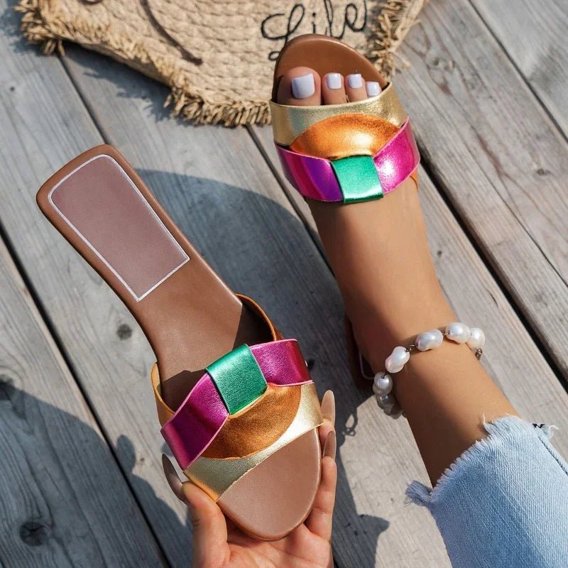 Nouveau créateur d'été femmes couleur unie pantoufles De mode Zapatos De Mujer chaussures pour femmes pantoufles femmes pantoufles femmes chaussures - FATAONNouveau créateur d'été femmes couleur unie pantoufles De mode Zapatos De Mujer chaussures pour femmes pantoufles femmes pantoufles femmes chaussuresMode FemmeFATAON