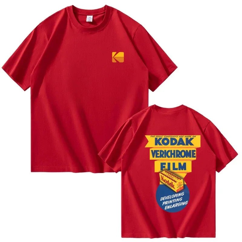 Nouveau T-shirt d'été pour homme Kodak 2026 — 100 % coton pur, imprimé, respirant, décontracté, confortable et tendance - FATAONNouveau T-shirt d'été pour homme Kodak 2026 — 100 % coton pur, imprimé, respirant, décontracté, confortable et tendanceMode HommeFATAON