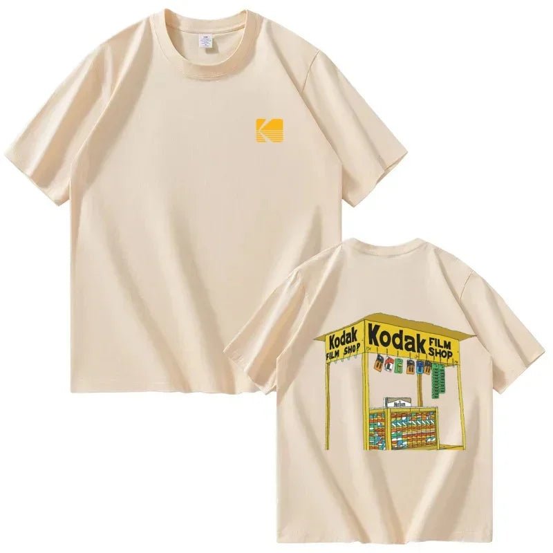 Nouveau T-shirt d'été pour homme Kodak 2026 — 100 % coton pur, imprimé, respirant, décontracté, confortable et tendance - FATAONNouveau T-shirt d'été pour homme Kodak 2026 — 100 % coton pur, imprimé, respirant, décontracté, confortable et tendanceMode HommeFATAON