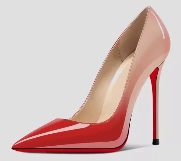 Nouveaux talons hauts noirs pointus de 12cm pour femmes, talons fins avec tempérament sexy, bouche peu profonde, chaussures simples à semelle rouge 34-46 - FATAONNouveaux talons hauts noirs pointus de 12cm pour femmes, talons fins avec tempérament sexy, bouche peu profonde, chaussures simples à semelle rouge 34-46Mode FemmeFATAON