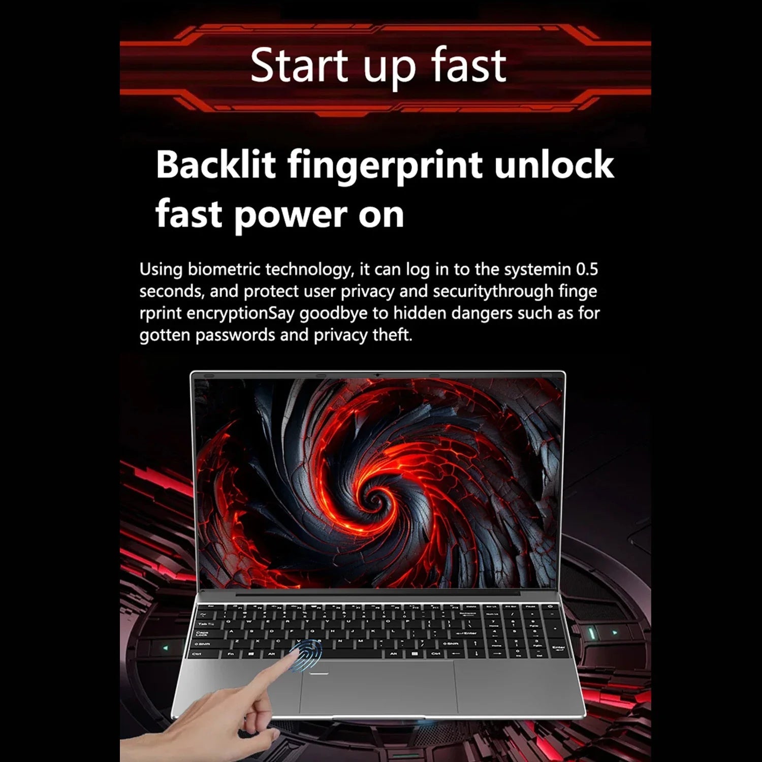 Nouvel Ordinateur Portable 15,6 Pouces Intel 6500Y 32 Go DDR3 512 Go 1 To 2 To SSD Windows 11 Rétroéclairé Lecteur d'Empreintes Digitales Gaming et Bureautique - FATAONNouvel Ordinateur Portable 15,6 Pouces Intel 6500Y 32 Go DDR3 512 Go 1 To 2 To SSD Windows 11 Rétroéclairé Lecteur d'Empreintes Digitales Gaming et BureautiqueProductivité & OrganisationFATAON