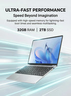 Nouvel ordinateur portable ultra fin de 14,1 pouces, processeur Intel Core I3-6100U, 32 Go de RAM, SSD de 2 To, écran FHD 1920*1080, Windows 11 Pro, ordinateur de bureau pour les études - FATAONNouvel ordinateur portable ultra fin de 14,1 pouces, processeur Intel Core I3-6100U, 32 Go de RAM, SSD de 2 To, écran FHD 1920*1080, Windows 11 Pro, ordinateur de bureau pour les étudesProductivité & OrganisationFATAON