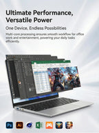 Nouvel ordinateur portable ultra fin de 14,1 pouces, processeur Intel Core I3-6100U, 32 Go de RAM, SSD de 2 To, écran FHD 1920*1080, Windows 11 Pro, ordinateur de bureau pour les études - FATAONNouvel ordinateur portable ultra fin de 14,1 pouces, processeur Intel Core I3-6100U, 32 Go de RAM, SSD de 2 To, écran FHD 1920*1080, Windows 11 Pro, ordinateur de bureau pour les étudesProductivité & OrganisationFATAON