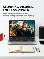 Nouvel ordinateur portable ultra fin de 14,1 pouces, processeur Intel Core I3-6100U, 32 Go de RAM, SSD de 2 To, écran FHD 1920*1080, Windows 11 Pro, ordinateur de bureau pour les études - FATAONNouvel ordinateur portable ultra fin de 14,1 pouces, processeur Intel Core I3-6100U, 32 Go de RAM, SSD de 2 To, écran FHD 1920*1080, Windows 11 Pro, ordinateur de bureau pour les étudesProductivité & OrganisationFATAON