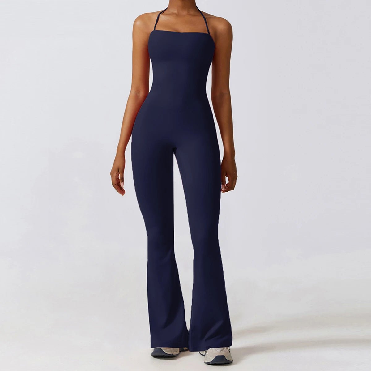 Nouvelle combinaison de yoga sans manches pour femme, salopette évasée de sport à dos nu pour la gym, tenue de sport pour femme - FATAONNouvelle combinaison de yoga sans manches pour femme, salopette évasée de sport à dos nu pour la gym, tenue de sport pour femmeMode FemmeFATAON