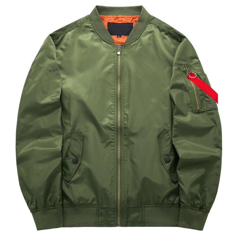 Nouvelle marque hommes veste décontractée grande taille hommes pilote Bomber veste mâle grande taille pardessus Casaco Moletom Masculino - FATAONNouvelle marque hommes veste décontractée grande taille hommes pilote Bomber veste mâle grande taille pardessus Casaco Moletom MasculinoMode HommeFATAON